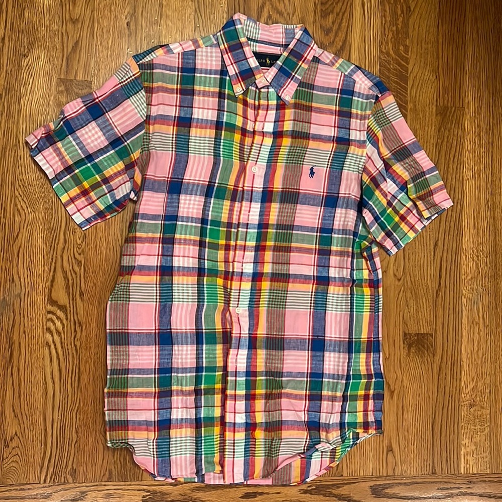Polo Ralph Lauren Short Sleeve Plaid Button Down